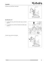 Preview for 65 page of Kubota K008-3 Operating Instructions Manual