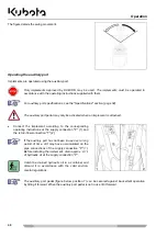 Preview for 68 page of Kubota K008-3 Operating Instructions Manual