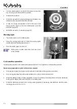 Preview for 70 page of Kubota K008-3 Operating Instructions Manual
