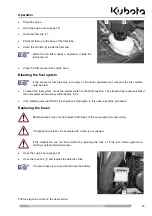 Preview for 73 page of Kubota K008-3 Operating Instructions Manual