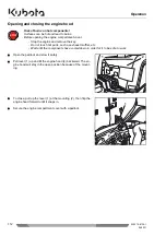 Предварительный просмотр 114 страницы Kubota K008-5 Operating Instructions Manual