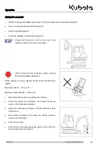 Предварительный просмотр 64 страницы Kubota KX101-3a2 Operator'S Manual