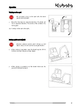 Предварительный просмотр 67 страницы Kubota KX101-3a2 Operator'S Manual