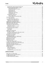 Preview for 5 page of Kubota KX61-3 Operating Instructions Manual