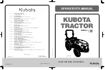 Предварительный просмотр 1 страницы Kubota L3301 Operator'S Manual