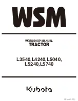 Kubota L3540 Workshop Manual preview
