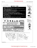 Предварительный просмотр 8 страницы Kubota L4400 Workshop Manual