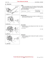 Предварительный просмотр 378 страницы Kubota L4400 Workshop Manual