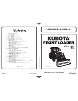 Kubota LA1055 Operator'S Manual предпросмотр