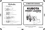 Kubota LA463 Operator'S Manual preview