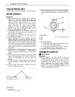 Предварительный просмотр 8 страницы Kubota LA535 Assembly Instructions Manual