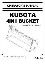 Kubota LD1607 Manual preview