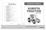 Kubota M108DC Operator'S Manual preview