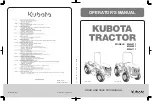 Preview for 1 page of Kubota M4N-071 Operator'S Manual