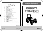 Kubota MX5200 Operator'S Manual preview