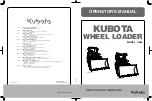 Preview for 1 page of Kubota R065 Operator'S Manual