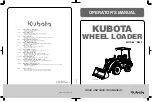 Kubota R430 Operator'S Manual preview