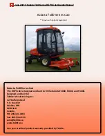 Preview for 20 page of Kubota ROPS Cab F 80 Series Installation Manual