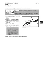 Preview for 136 page of Kubota RT120Q Operator'S Manual