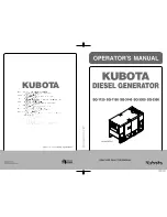 Preview for 1 page of Kubota SQ-1120 Operator'S Manual