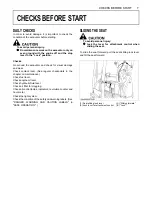 Предварительный просмотр 27 страницы Kubota u25 Operator'S Manual