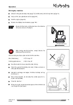 Preview for 113 page of Kubota U50-5 Operating Instructions Manual