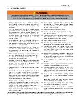 Preview for 3 page of Kubota V2203-M Safety & Operation Manual