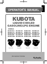 Preview for 3 page of Kubota WG1605-G-E3 Operator'S Manual