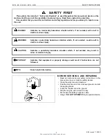 Preview for 3 page of Kubota WSM B1710 Workshop Manual