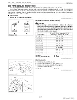 Предварительный просмотр 106 страницы Kubota WSM L3560 Workshop Manual