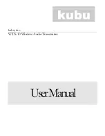 Kubu, inc. WTX-10 User Manual preview