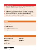 Preview for 8 page of Kuchef CB1390 Instruction Manual