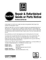 Preview for 19 page of Kuchef CB1390 Instruction Manual