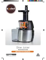 Kuchef CPJ1502 Instruction Manual preview