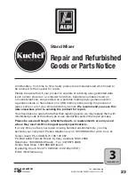 Preview for 23 page of Kuchef GTM-8020 Instruction Manual