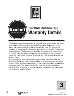 Предварительный просмотр 4 страницы Kuchef GTM-8222S Instruction Manual