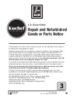 Предварительный просмотр 15 страницы Kuchef JK-108 Instruction Manual