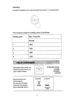 Preview for 8 page of kuchen 500.10.650 KCH.MW607C.SS User Manual