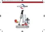 Предварительный просмотр 13 страницы Küchenprofi 1706002800 Manual