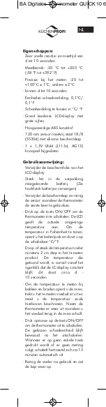 Preview for 21 page of Küchenprofi Digital Thermometer QUICK Instruction Manual