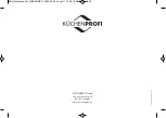 Preview for 20 page of Küchenprofi LAUSANNE User Manual