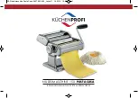 Küchenprofi PastaCasa 150 User Manual предпросмотр