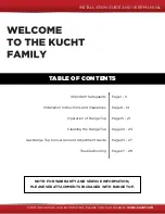 Preview for 3 page of Kucht EKYNOX FIRE KFX489T Installation Manual And User'S Manual