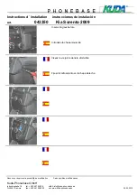 Preview for 2 page of Kuda-Phonebase 043350 Installation Instruction