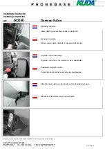 Предварительный просмотр 3 страницы Kuda 042090 Installation Instruction