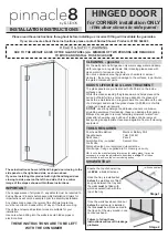 KUDOS pinnacle 8 Installation Instructions Manual preview