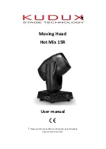 Kudux Hot Mix 15R User Manual предпросмотр