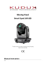 Kudux Smart Spot 100 LED Manual Instruction предпросмотр