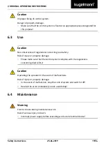 Предварительный просмотр 19 страницы Kugelmann K-BASIC 2 Original Operating Instructions