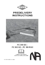 Preview for 1 page of KUHL FC 303 GC Pre-Delivery Instructions